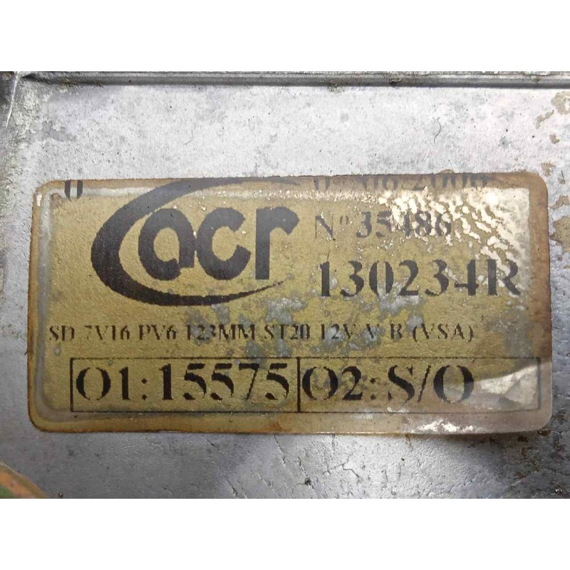 Recambio de compresor aire acondicionado para renault laguna ii (bg0) 3.0 v6 referencia OEM IAM  6.CANALES 