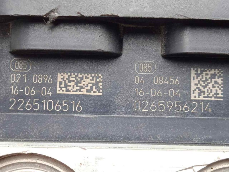 Recambio de abs para iveco daily furgón 2.3 diesel cat referencia OEM IAM 2265106516-0265956214-5801815699-0265243239  
