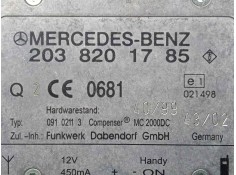 Recambio de modulo electronico para mercedes-benz clase c (w203) berlina 2.7 cdi 20v cat referencia OEM IAM 2038201785   2