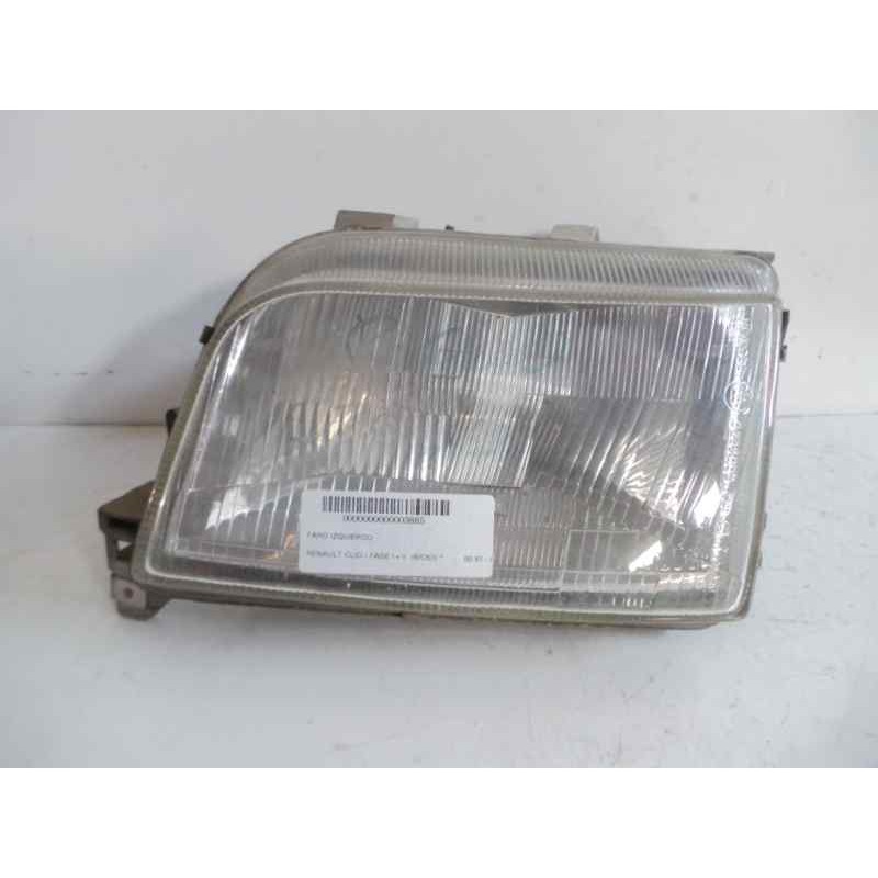 Recambio de faro izquierdo para renault clio i fase i+ii (b/c57) referencia OEM IAM  90-96 