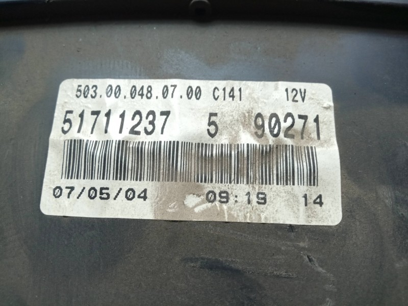 Recambio de cuadro instrumentos para fiat panda (169) 1.2 cat referencia OEM IAM 51711237-503000480700 1.CONECTOR 