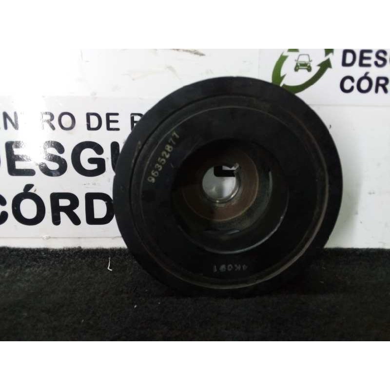 Recambio de polea cigueñal para chevrolet lacetti 1.6 cat referencia OEM IAM 96352877 6.CANALES DIAMETRO: 131 MM