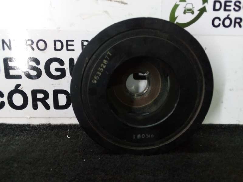 Recambio de polea cigueñal para chevrolet lacetti 1.6 cat referencia OEM IAM 96352877 6.CANALES DIAMETRO: 131 MM