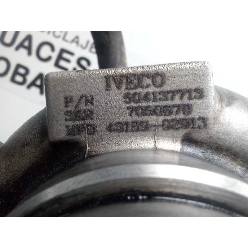 Recambio de turbocompresor para iveco daily caja abierta 3.0 diesel referencia OEM IAM 504137713-7050670 GEOMETRIA.FIJA 