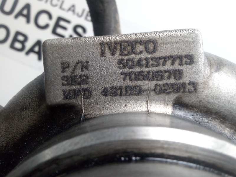 Recambio de turbocompresor para iveco daily caja abierta 3.0 diesel referencia OEM IAM 504137713-7050670 GEOMETRIA.FIJA 