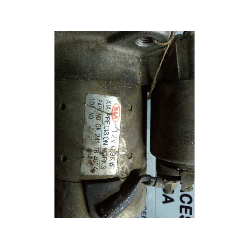 Recambio de motor arranque para kia sephia 1.6 cat referencia OEM IAM OK24118400A  