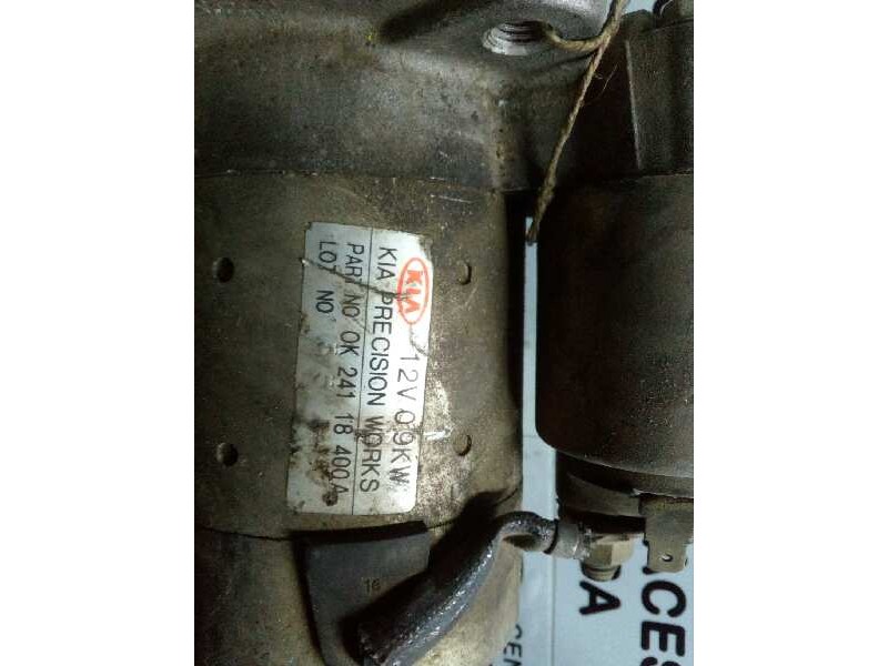 Recambio de motor arranque para kia sephia 1.6 cat referencia OEM IAM OK24118400A  