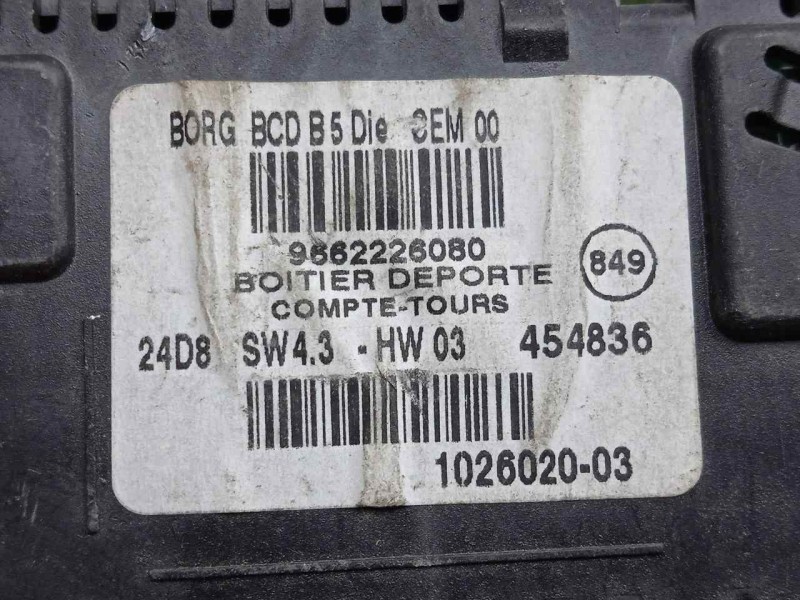Recambio de pantalla multifuncion para citroën c4 berlina referencia OEM IAM 9662226080-102602003  