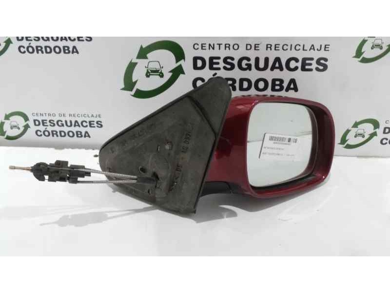 Recambio de retrovisor derecho para seat toledo (1m2) 1.6 referencia OEM IAM  MANUAL GRANATE - PEQUEÑO