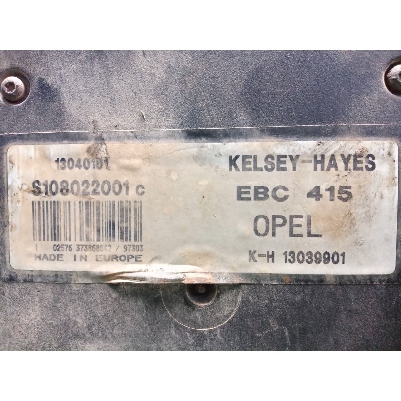 Recambio de abs para opel vectra b berlina 1.8 16v cat referencia OEM IAM S108022001CEBC415KH130399011304010  