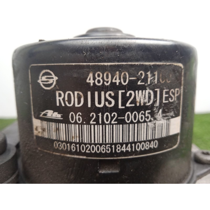 Recambio de abs para ssangyong rodius 2.7 turbodiesel cat referencia OEM IAM 06210902223-4894021100-06210200654  ATE