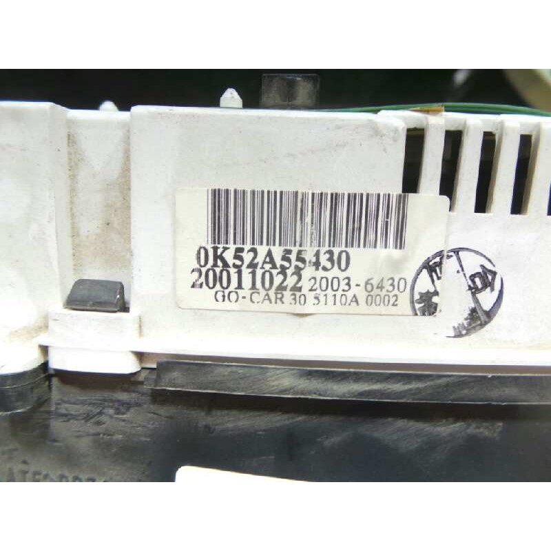 Recambio de cuadro instrumentos para kia carnival ii 2.9 crdi cat referencia OEM IAM 0K52A55430-20011022-20036430  