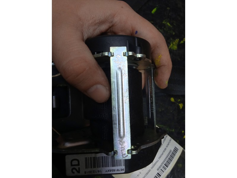 Recambio de cinturon seguridad trasero derecho para peugeot 2008 (--.2013) 1.2 12v vti referencia OEM IAM 96781656XY  