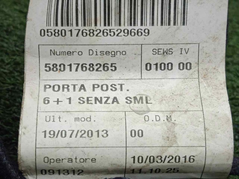 Recambio de instalacion electrica para iveco daily furgón 2.3 diesel cat referencia OEM IAM 5801768265  