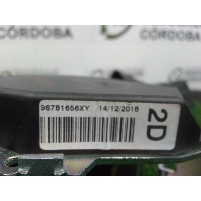 Recambio de cinturon seguridad trasero derecho para peugeot 2008 (--.2013) 1.2 12v vti referencia OEM IAM 96781656XY  