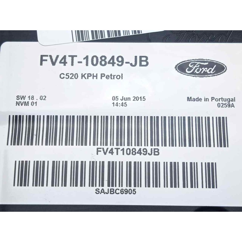 Recambio de cuadro instrumentos para ford kuga (cbs) 1.5 ecoboost cat referencia OEM IAM FV4T10849JB  