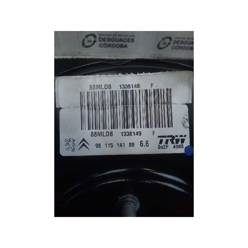 Recambio de servofreno para peugeot 2008 (--.2013) 1.2 12v vti referencia OEM IAM 9811514180 TRW 