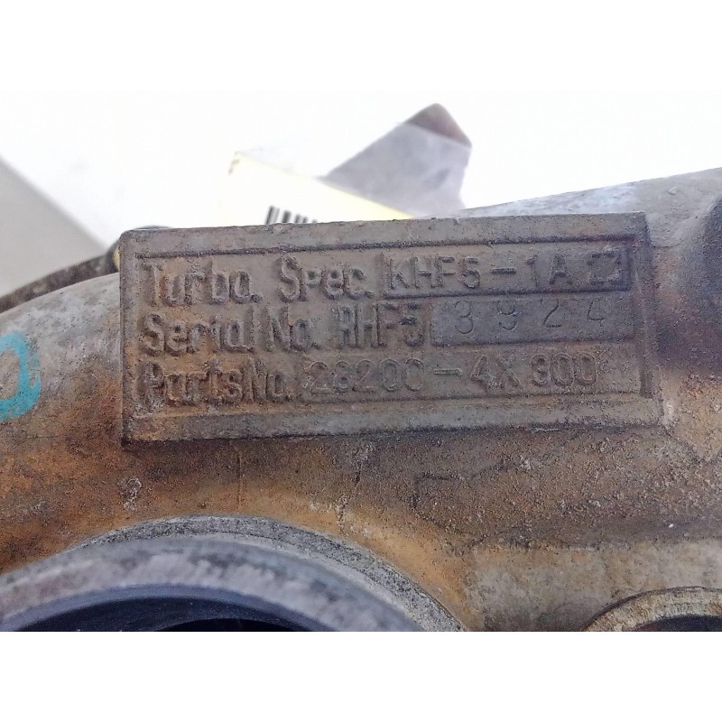 Recambio de turbocompresor para kia carnival ii 2.9 crdi cat referencia OEM IAM 282004X300-3924  
