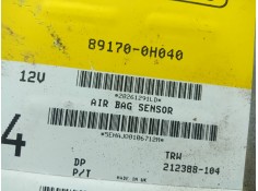 Recambio de centralita airbag para peugeot 107 1.0 cat (384f) referencia OEM IAM 891700H040   2