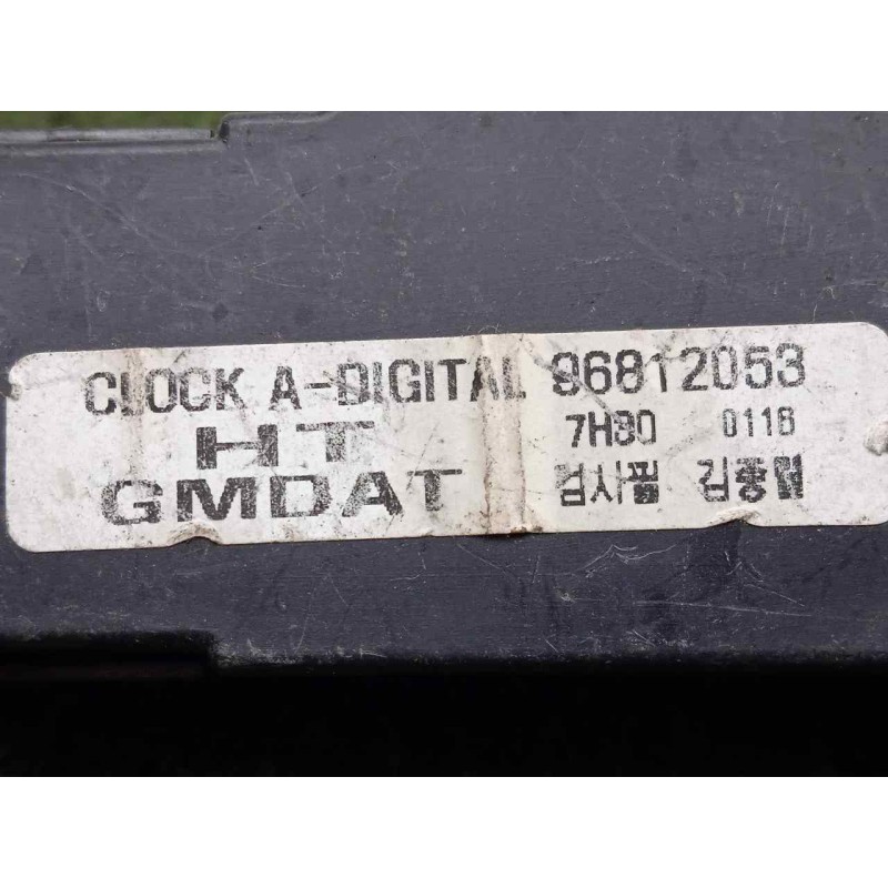Recambio de reloj hora para chevrolet lacetti referencia OEM IAM 96812053  