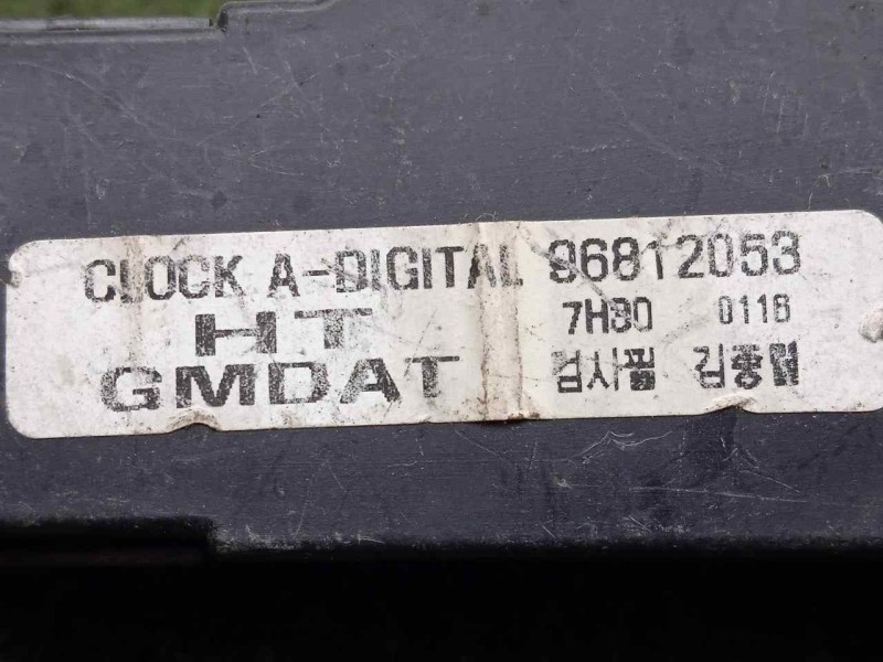 Recambio de reloj hora para chevrolet lacetti referencia OEM IAM 96812053  