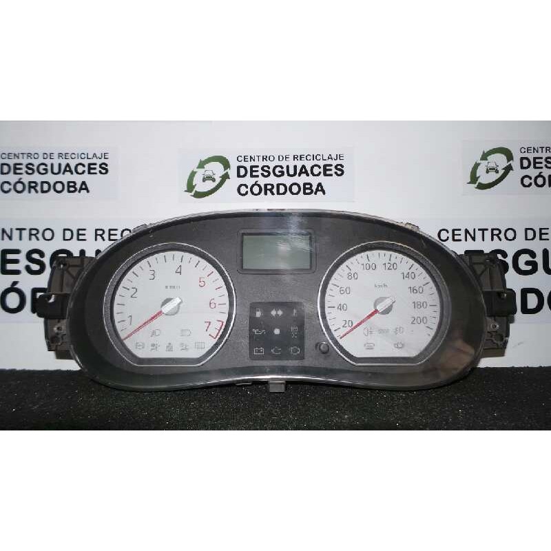 Recambio de cuadro instrumentos para dacia sandero 1.5 dci diesel cat referencia OEM IAM P8200733629-283300190B-TE0013929U  