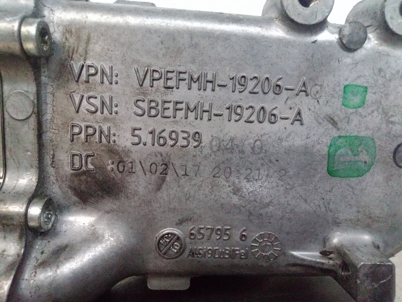 Recambio de enfriador gases egr para ford focus lim. 1.5 tdci cat referencia OEM IAM 19306AC-19206A-657956  