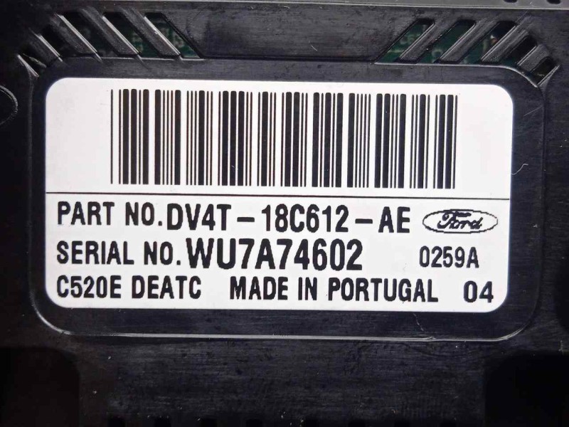 Recambio de mando climatizador para ford kuga (cbs) 1.5 ecoboost cat referencia OEM IAM DV4T18C612AE  
