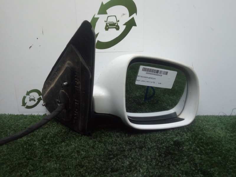 Recambio de retrovisor derecho para seat leon (1m1) 1.9 tdi referencia OEM IAM 1M085793A ELECTRICO - 9.PINES BLANCO - PEQUEÑO