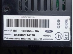 Recambio de pantalla multifuncion para ford kuga (cbs) 1.5 ecoboost cat referencia OEM IAM F1BT18B955GA   2