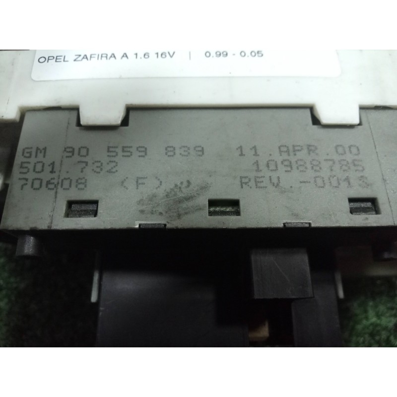 Recambio de mando calefaccion / aire acondicionado para opel zafira a 1.6 16v referencia OEM IAM 90559839-501732  56341