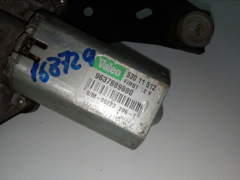 Recambio de motor limpia trasero para citroën saxo referencia OEM IAM 53011512-9637889880 VALEO 3 PINES