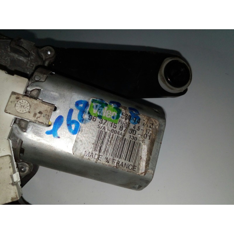 Recambio de motor limpia trasero para peugeot 307 (s1) referencia OEM IAM 9637158780-53014712 VALEO 3 PINES