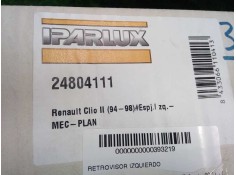 Recambio de retrovisor izquierdo para renault clio i fase i+ii (b/c57) referencia OEM IAM 24804111 MANUAL NEGRO 2
