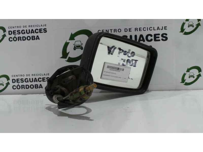 Recambio de retrovisor derecho para volkswagen polo classic (6v2) referencia OEM IAM  90-93 - MANUAL NEGRO PLASTICO