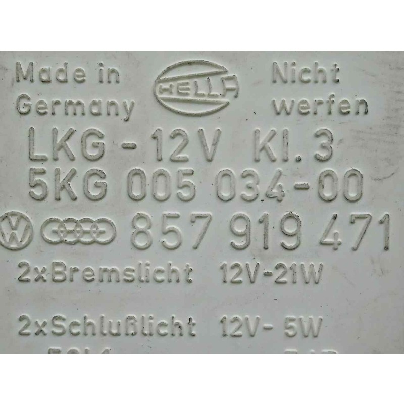 Recambio de rele para audi 100 berlina (443) 2.2 referencia OEM IAM 5KG00503400-857919471  