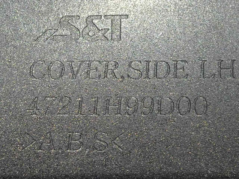 Recambio de moldura para hyosung st 700i referencia OEM IAM 47211H99D00 CENTRAL.IZQUIERDA 