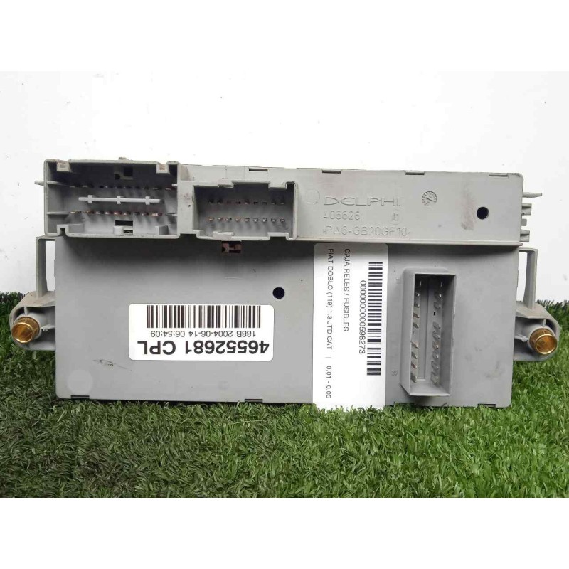 Recambio de caja reles / fusibles para fiat doblo (119) 1.3 jtd cat referencia OEM IAM 46552681-46552681CPL  