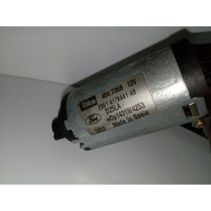 Recambio de motor limpia trasero para ford fiesta berlina (dx) referencia OEM IAM 2S61A17K441AB VALEO 3 PINES