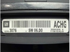 Recambio de cuadro instrumentos para opel insignia berlina 2.0 cdti cat referencia OEM IAM 365903926H-A2C53440387 1.CONECTOR VDO 2