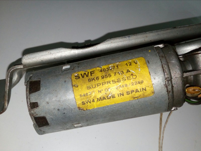 Recambio de motor limpia trasero para seat ibiza (6k1) referencia OEM IAM 403971-6K6955713A 3 PINES 