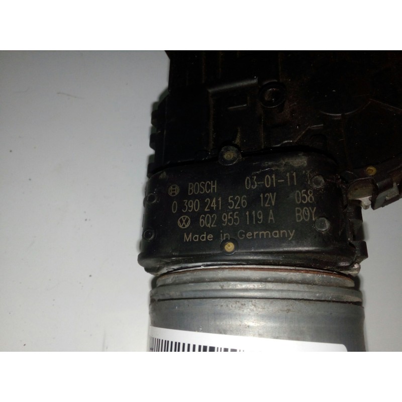 Recambio de motor limpia trasero para seat ibiza (6l1) referencia OEM IAM 6Q2955119A-0390241526 BOSCH 4 PINES