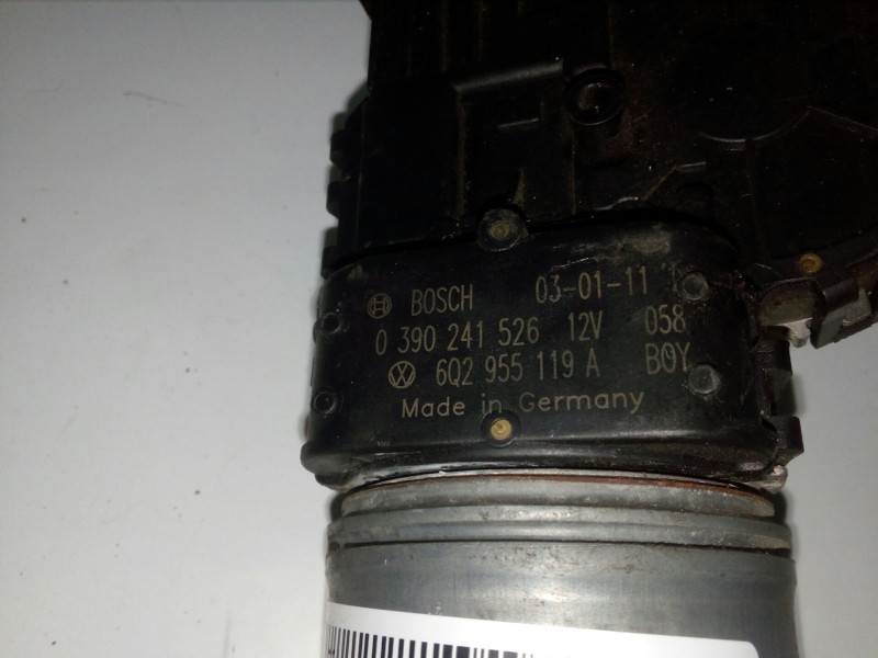 Recambio de motor limpia trasero para seat ibiza (6l1) referencia OEM IAM 6Q2955119A-0390241526 BOSCH 4 PINES