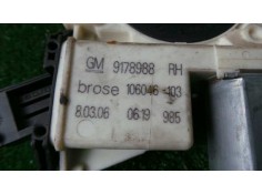 Recambio de motor elevalunas delantero derecho para opel vectra c berlina 2.0 dti referencia OEM IAM 9178988-106046 5.PUERTAS -  2