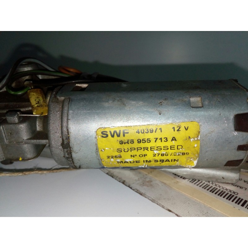 Recambio de motor limpia trasero para seat ibiza (6k) referencia OEM IAM 6K6955713A-403971 3 PINES 