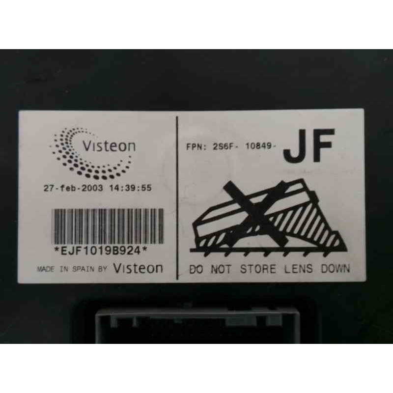 Recambio de cuadro instrumentos para ford fiesta (cbk) 1.4 16v cat referencia OEM IAM 2S6F10849JF VISTEON 