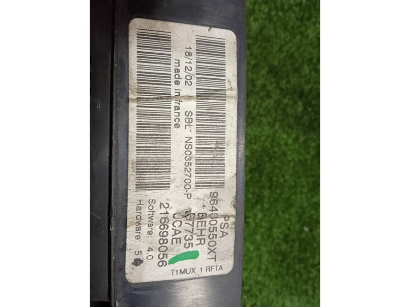 Recambio de mando climatizador para peugeot 206 berlina 2.0 16v cat referencia OEM IAM 96430550XT-216698056  