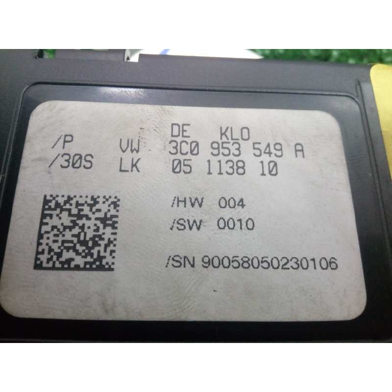 Recambio de modulo electronico para volkswagen passat berlina (3c2) 2.0 tdi referencia OEM IAM 3C0953549A  