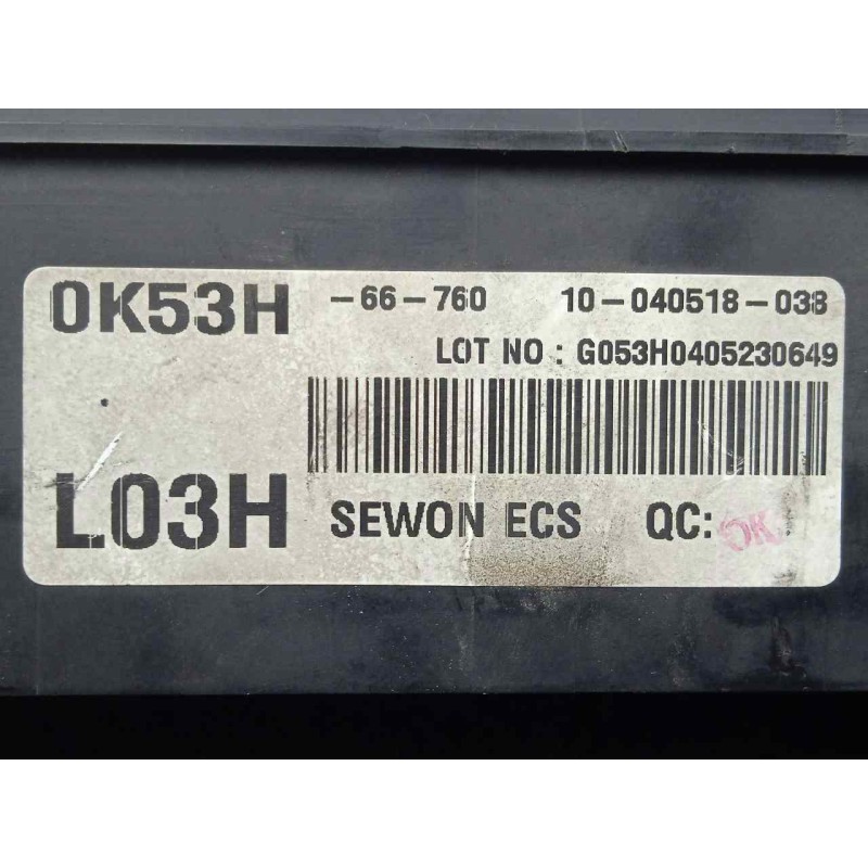 Recambio de caja reles / fusibles para kia carnival ii 2.9 crdi cat referencia OEM IAM 10040518038-0K53H66760  