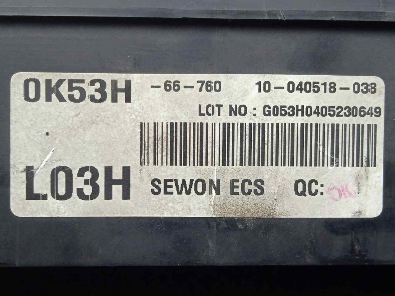 Recambio de caja reles / fusibles para kia carnival ii 2.9 crdi cat referencia OEM IAM 10040518038-0K53H66760  